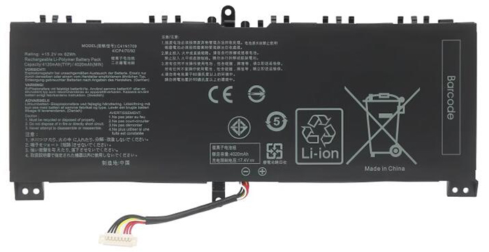 Erstatte Bærbar Batteri ASUS  til ROG-STRIX-GL503VS-EI081T 