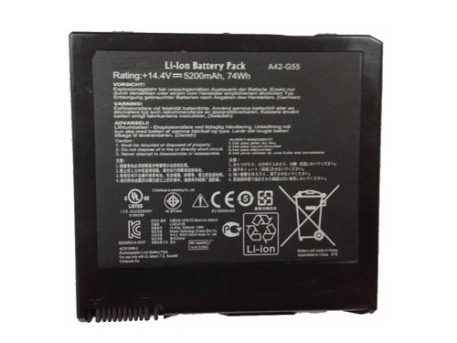 Erstatte BÃ¦rbar Batteri ASUS  til G55VM-Series 