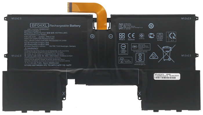 Erstatte BÃ¦rbar Batteri hp  til Spectre-13-AF012DX 