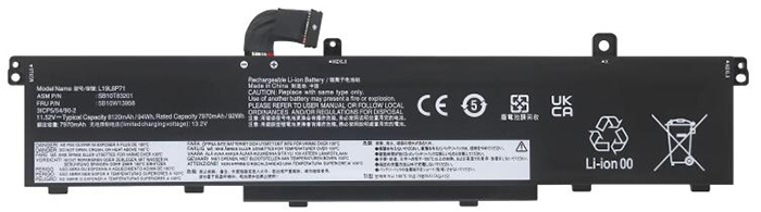 Erstatte Bærbar Batteri LENOVO  til ThinkPad-T15g-Gen-1 