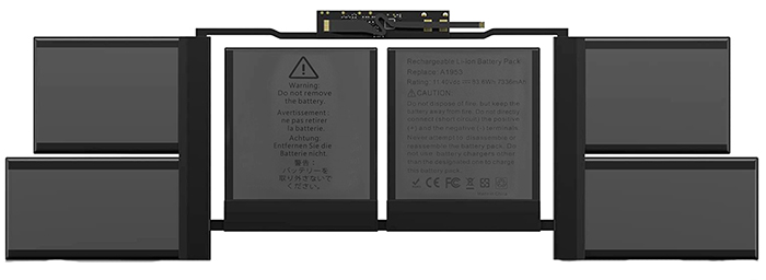 Erstatte Bærbar Batteri APPLE  til MacBook-Pro-15-A1990-2018-Year 