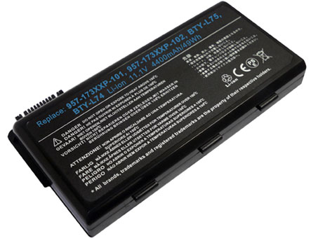 Erstatte BÃ¦rbar Batteri MSI  til A6203 